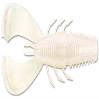CrushCity Cleanup Craw 3 Albino Pearl CCCLC35APL