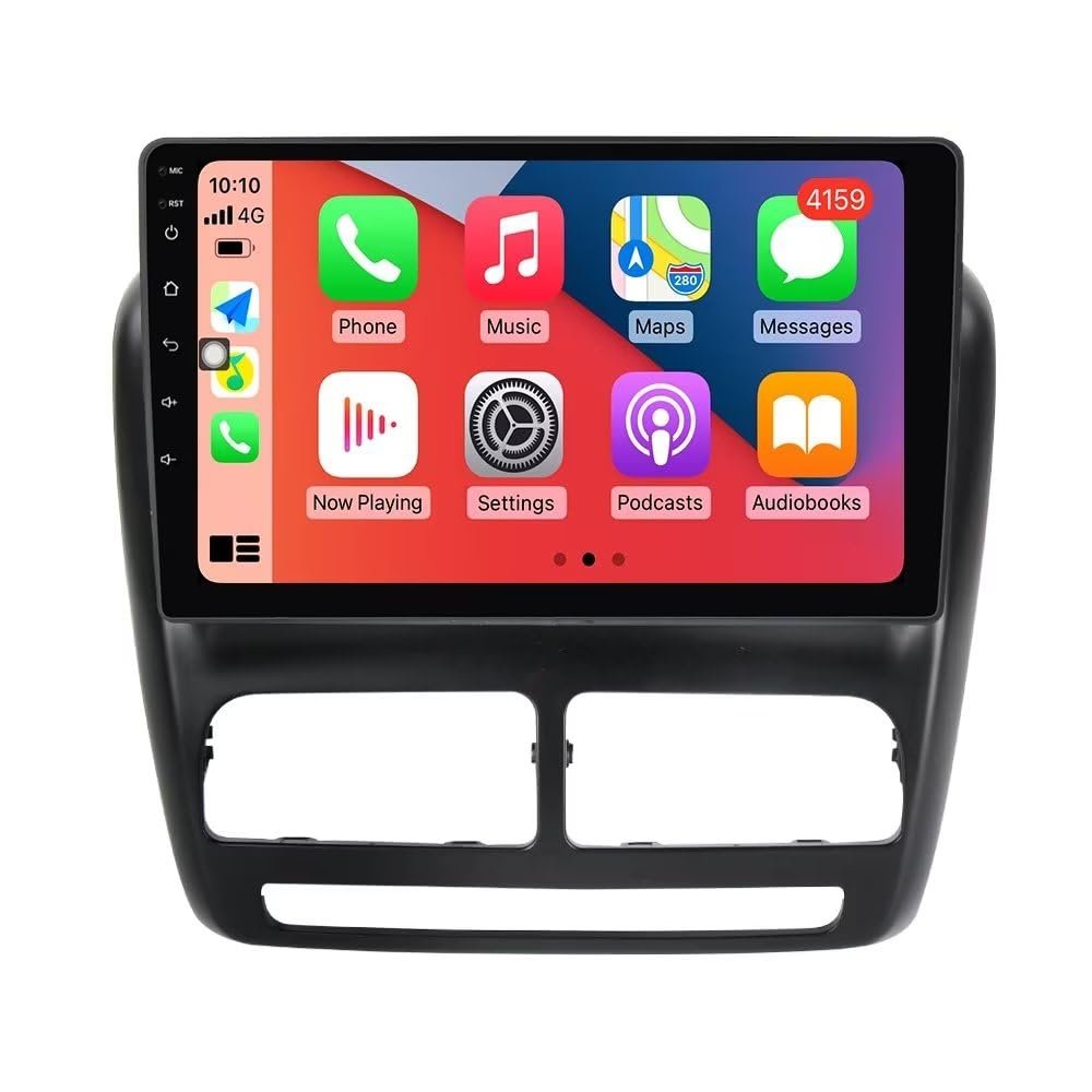10.1" 2+32GB Android Car Radio for Fiat Doblo 2015 Stereo Dash Kit Built-in Car-Play Android Auto GPS Navigation,Support FM/SWC/Rear View