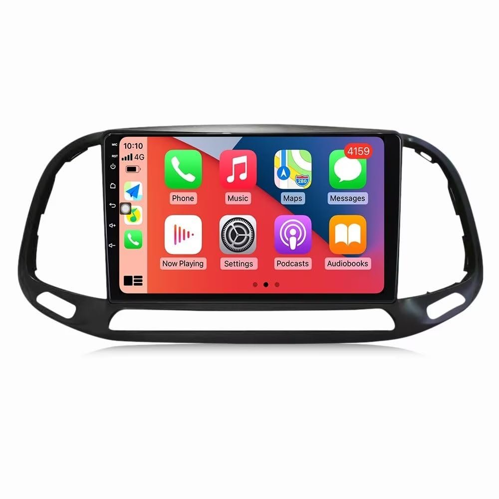 9" 2+32GB Android 12 Car Radio for Fiat Doblo 2015-2019 Stereo Dash Kit Built-in Car-Play Android Auto GPS Navigation,Support FM/SWC/Rear View(Style B)