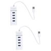 OSALADI 2pcs USB Port Hub Splitter Adapter Compact Cable Expansion for Laptop High-Speed Data to Design view 1