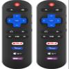 (2-Pack) for Onn-Roku-TV-Remote,for TCL-Roku-TV-Remote,for Hisense Roku/Sharp Roku/Insignia Roku Smart TVs (Only for Roku TV) view 1