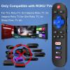 (2-Pack) for Onn-Roku-TV-Remote,for TCL-Roku-TV-Remote,for Hisense Roku/Sharp Roku/Insignia Roku Smart TVs (Only for Roku TV) view 2
