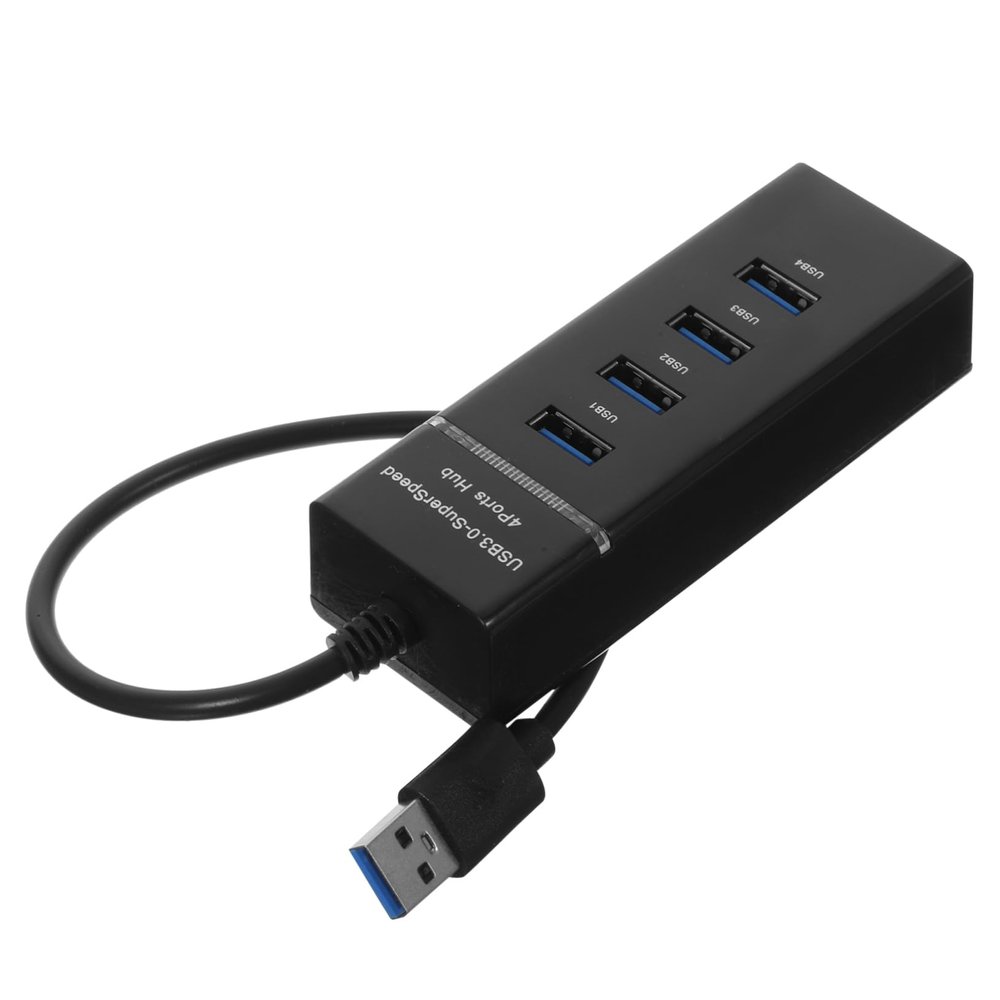 OSALADI 2pcs USB Hub Adapter Port Splitter Data Transfer Speed Easy and Play Expansion for Laptops and Desktops USB Hub