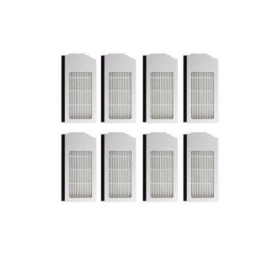 TELoni Vacuum Cleaner Filter Side Brush Cleaning Cloth Spare Parts Dust Box Accessories, Compatible for Ecovacs Deebot X1 Omni T10 Turbo, Vacuum Cleaner Robot (Color : 8pcs)