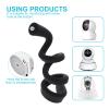 OSALADI 2pcs Flexible Twisting Mount Holder for Outdoor Camera Webcam Bracket Weatherproof Design for Viewing Angle for Home Security and Photography view 2