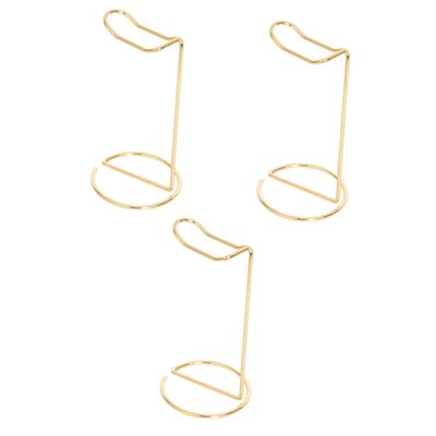 Gatuida 3pcs Desktop Headset Stand Earphone Display Hanger Sturdy Iron Holder for Gaming Accessories Space-saving Design for Use Stylish and Practical Storage