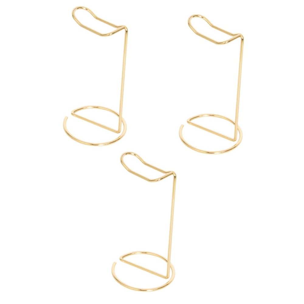 Gatuida 3pcs Desktop Headset Stand Earphone Display Hanger Sturdy Iron Holder for Gaming Accessories Space-saving Design for Use Stylish and Practical Storage