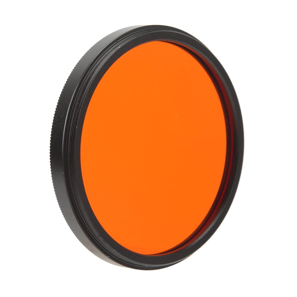 Zyyini 52mm Camera Lens Filter, Optical Glass, Aluminum Alloy Frame, Oil Proof, Compatible with 52mm Filter Aperture Lens for Vlog,Photography,Video (Orange)