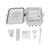 12 Core Fiber Distribution Box Wall Mounted Optical Fiber Termination Distribution Box Multifunctional view 2