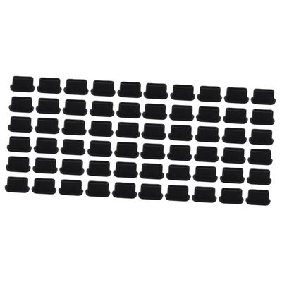 OSALADI 60pcs USB Type-c Charger Port Protector Cover for Laptop Computer USB-c Plug Outlet