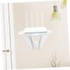 Gatuida Router Wall Mount Holder Durable Bracket for Spacex Easy Installation Space-Saving Design Compatible with Mesh Routers Securely Supports Stability view 4