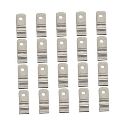 OSALADI 60pcs R-Type Cable Fixing Clips and Cable Organizers for Flexible Wire Clamp Holders