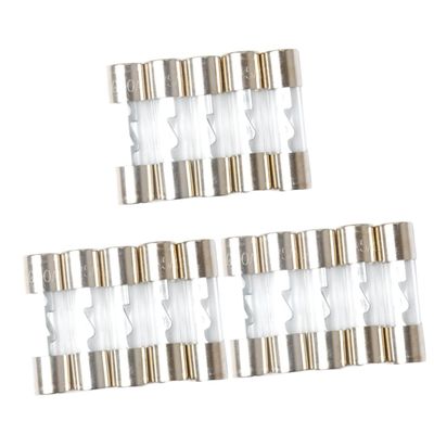 OSALADI 15pcs Plated Fuse Tube for Car Audio Automotive Fuse for Safe and Practical Use Easy Installation and