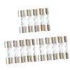 OSALADI 15pcs Plated Fuse Tube for Car Audio Automotive Fuse for Safe and Practical Use Easy Installation and view 1