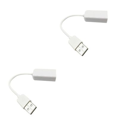 OSALADI 2pcs USB Sound Adapter Cable Line for Sound and Play for Notebook and Laptop Use for Headphones and Speakers