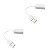 OSALADI 2pcs USB Sound Adapter Cable Line for Sound and Play for Notebook and Laptop Use for Headphones and Speakers view 1
