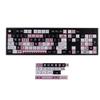 127 Kawaii Cartoon 5 Sides Over Pink Black Dye Sub XDA PBT Keycap for MX Keyboard Apex 104 87 75 61 96 KBD75 ID80 64 68 view 1
