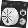 OSALADI Round Junction Box for Security Cameras Bracket for Use Capacity Cable Junction Case Multiple Installation Options Style view 2