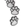 CukYi HangingbellCampanella Eolica con Stampa Della Zampa di Cane Solare, Decorazione con Stampa Della Zampa Campanelli Eolici Solari Protezione Solare in ABS Regalo Perfetto per il Prato del view 4