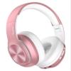 TuneFlux Wireless Bluetooth Headphones Over Ear, 80H Playtime, 3EQ Sound Modes, HiFi Stereo Headphones with Deep Bass, Foldable Bluetooth 5.3 Headsets for Smartphone/PC/Computer-Rose Gold view 1