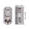 2pcs Power Cord Extension Terminal Metal Audio Cable Terminal 0 Gauge Input Output Wire Coupler for Car Audio System view 2