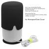 BT Speaker Cover for HomePod 2nd Gen with Silicone Pad, Washable Fabric, Simple Black Design view 3