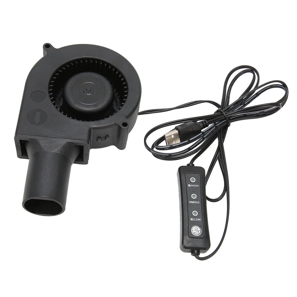 Diyeeni USB Blower Fan 3.8in, 3 Speed Mode, DC 5V, Brushless, 3800 RPM, 22 CFM, USB Powered, Easy Installation, Application
