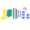 Plastic Spudger, No Damaging Electronics Repair Tool 12 Pieces with Suction Cup for Tablets Laptops Cameras Glasses view 3