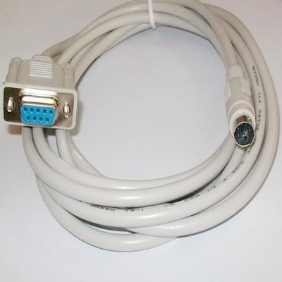 AK-Q for Q-Series Connecting to Display Touch Panel SA,AK,SK Series PLC Communication Cable Light Gray 3m