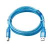 USB-D Port-HMI for Touch Screen LEVI777A,102A LEVI700LK Connection PC Programming Cable with EMI Filtered Magnetic Ring Shielded Blue 10m view 1
