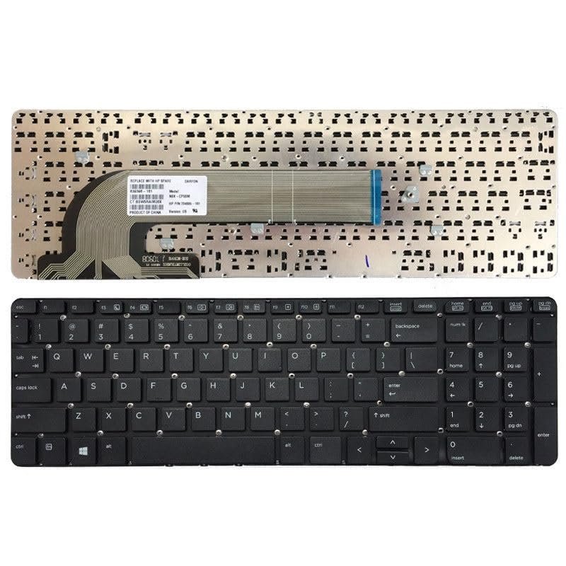 ANROI OEM New US Laptop Keyboard for HP PROBOOK 738696-001 736648-001 738696-B31 Lack Without Frame Accessories