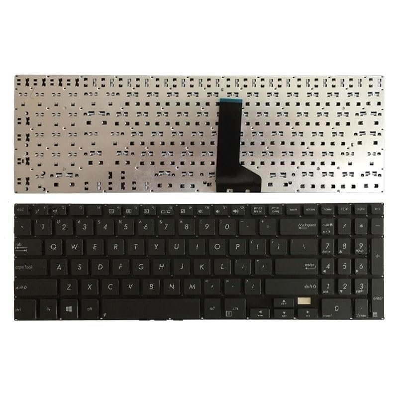 ANROI OEM US Laptop Keyboard for Asus Pro PU500 PU500CA PU551 PU551JA PU551LA Black WIN8 PN: MP-12N36GB-4421W Keyboard Accessories
