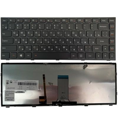 ANROI OEM New Russian RU Laptop Keyboard for Lenovo ideapad B40 B40-30 B40-45 B40-70 B40-80U Z40 Z40-70 Z40-75 Flex14 Flex14AP-IFI Backlit Accessories (Color : Black)