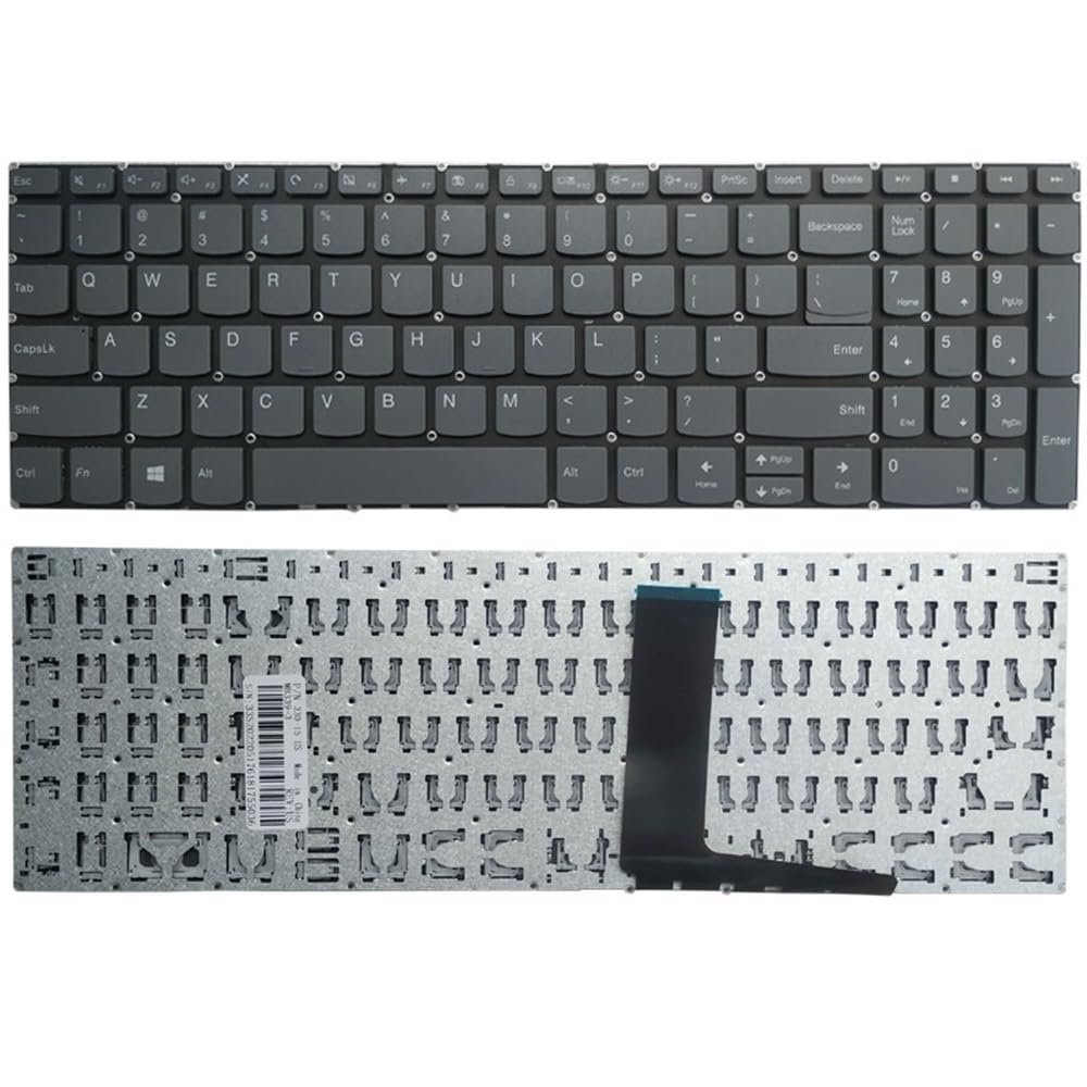 ANROI OEM New US Laptop Keyboard for Lenovo 720S-15 720S-15IKB 720S-15ISK No Backlight Accessories
