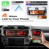 Dasaita Android 13 Radio for Toyota 4Runner 2010-2024, 2K 10.25" QLED Touchscreen, 6GB+64GB, Qualcomm 8 Core CPU, Built-in 4G Cellular, in-Dash Navigation,Silver view 4