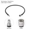 MECCANIXITY 1Pcs 2FT Coaxial Cables 400 Type N Male to SMA Male Low Loss Coaxial Cable Extension Jumper Cable for Cell Phone Signal Booster,Amplifier,Antennas,SWR Met Black Black view 2