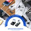 Critin 2 Pack Right Angle USB 3.0 Male to USB-C Female Adapter, 90 Degree Angle USB 3.0 Male to Type C Female Connector for PC, Laptop, Tablet and Phones view 4