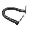 FPOUT Four-core Telephone Handset Cable Cord Modular Coiled Telephone Handset Cord Black/Red White Curly 1.85m/pc view 4