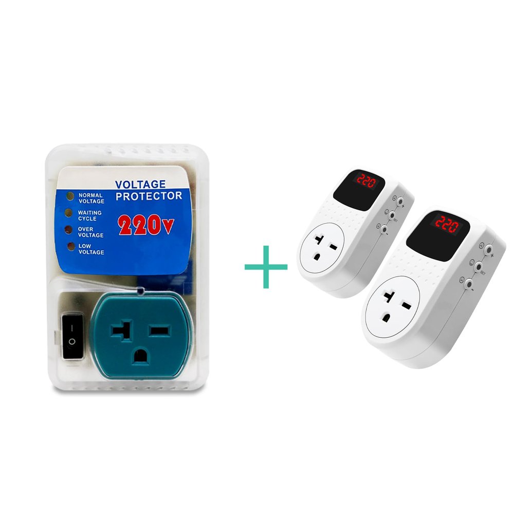 220V 3 Pack Power Surge Protector Outlet Bundle