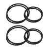 ECSiNG 12 Pcs Bicycle Mount Bands Rubber O-Ring Elastic Bands Kit Compatible with Garmin Quick Release Quarter Turn Bike Mounts for Sport Cycling Accessories view 1