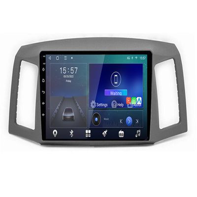 GOJOHO for Jeep Grand Cherokee Radio 2004 2005 2006 2007 10.1" IPS Touchscreen Built-in Apple CarPlay Andriod Auto GPS Navigation Bluetooth Head Unit with Free Back Camera (4GB RAM+64GB ROM)
