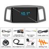 GOJOHO for Jeep Grand Cherokee Radio 2004 2005 2006 2007 10.1" IPS Touchscreen Built-in Apple CarPlay Andriod Auto GPS Navigation Bluetooth Head Unit with Free Back Camera (4GB RAM+64GB ROM) view 3