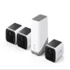 eufy Security S220 SoloCam 3-Cam Pack with Homebase 3, Solar Security Camera, Wireless Outdoor Camera, Continuous Power, 2K Resolution, Wireless, 2.4 GHz Wi-Fi, No Monthly Fee, HomeBase 3 Compatible view 1