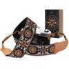 Padwa Lifestyle Camera Strap - 2" Wide Double Layer Cowhide Head Cotton Strap,Vintage Jacquard Embroidery Universal Neck & Shoulder Camera Straps for Photographers and All DSLR Cameras (Brown flower) view 1