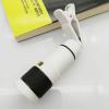 Mini Monocular with 8x/12x Optical Zoom for Most Types of Smartphones, Monocular for Travel Photos, Game Viewing and Photography Black view 3