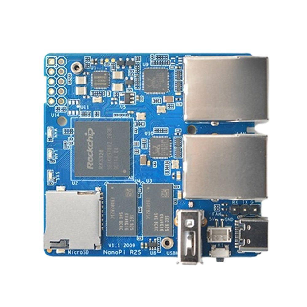 Acinkeety for NanoPi R2S Reliable Mini Router with DualGbps Ethernets Ports Openwrt/LEDE Development Board Open Source Mini Router