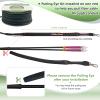1640ft/500m OD-5mm Industrial TPU OM4 Fiber LC to LC Outdoor Armored Fiber Patch Cable, Duplex Multimode Fiber Optic Cable 10Gb, MMF 50/125, OM4 LC-LC with Pulling Eye Kit Installed on one end view 3