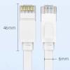 YSJJZRL White Cat 6 Ethernet Cable Flat High Speed Internet & Network Cable RJ45 Connectors (20M) view 2
