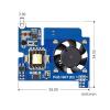 Acinkeety PoE HAT for RaspberryPi 4/3B+ with Cooling Fan Rack-Mounted 802.3af Power Over Ethernet Expansion Board Replacement Power Over Ethernet view 3