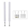 flexman 2PCS TD-LTE FDD-LTE 4G Router Antenna, Gain 5dbi SMA Folded Full Band Antenna, Receive Signals for B310s/B593s/B315/E5186s CPE Routers view 4